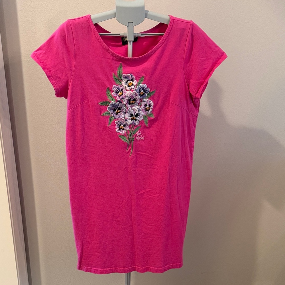 Bob Mackie Fuchsia Wearable Art Top - image 1
